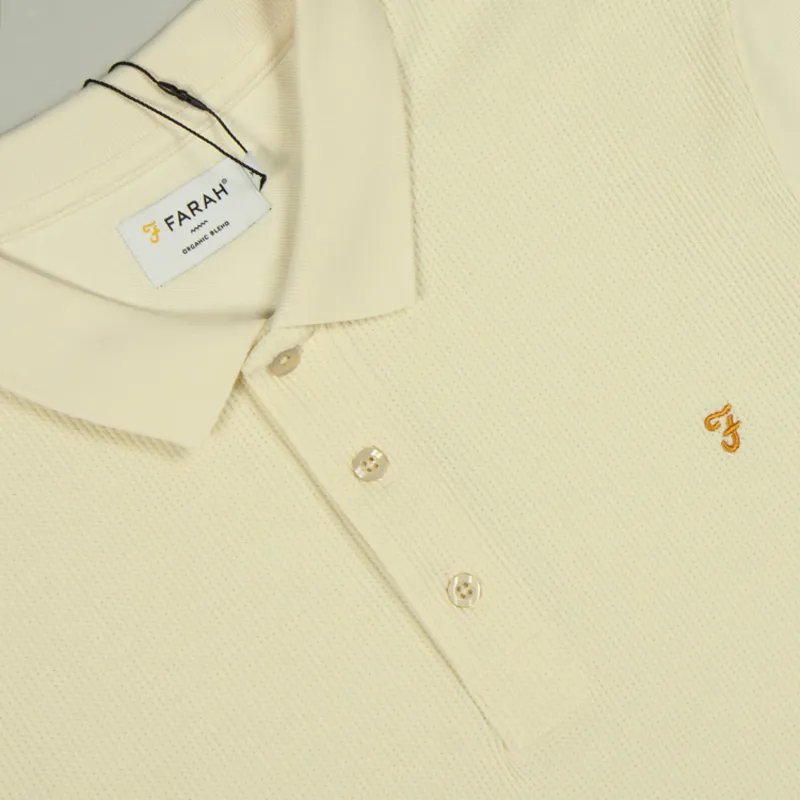 Farah Forster Polo Shirt - Ecru-1